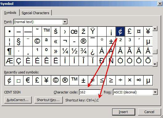 таблиця кодування ASCII 