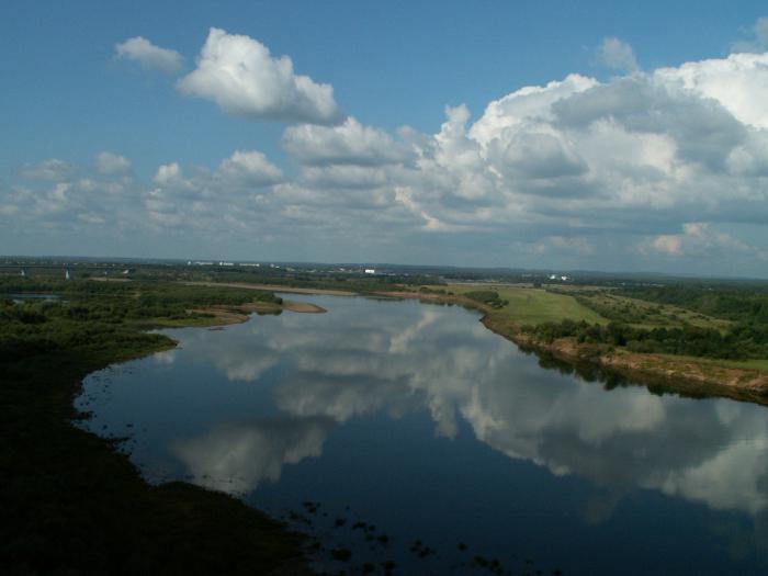 куди впадає річка вятка