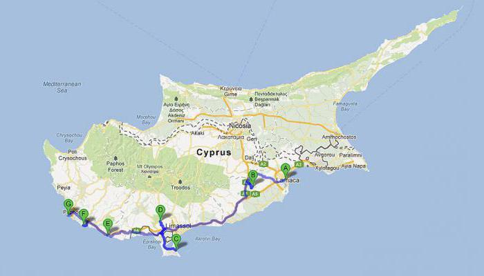 Відстань від Ларнаки до Лімассола: розрахунок часу подорожі