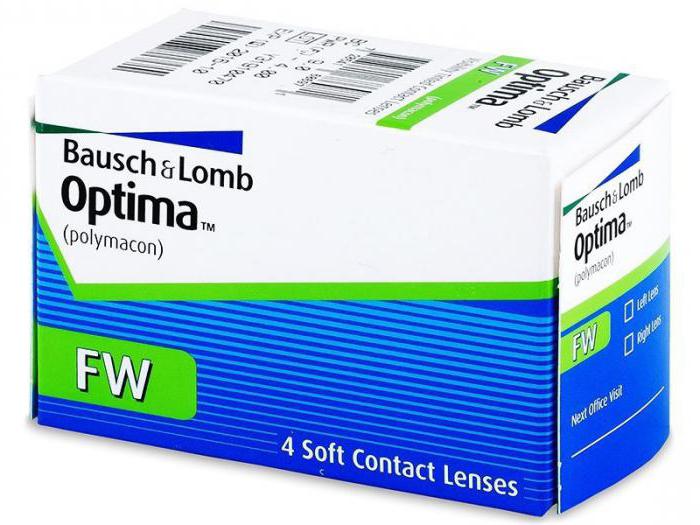 контактні лінзи bausch lomb optima fw